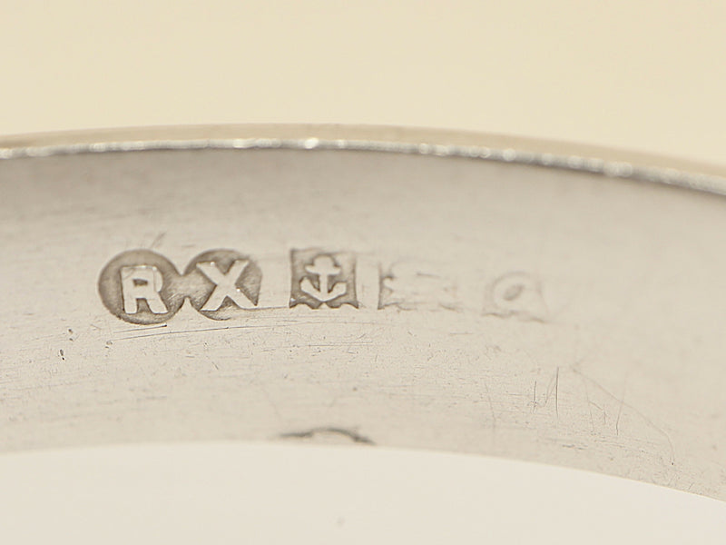 Vintage Silver Hinged Bangle