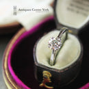 Certified Platinum Diamond Solitaire Ring 0.71ct