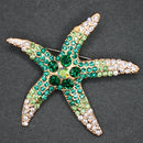 Starfish brooch