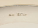 Classic Vintage Sterling Silver Floral Hinged Bangle – Birmingham 1971