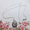 Silver Scottish Thistle Pendant on 18" Silver Chain