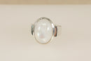 Silver & Moonstone Statement Ring