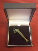 A Roman Headstud Type ,ladies Bronze Cloak Brooch, With Chain Loop.