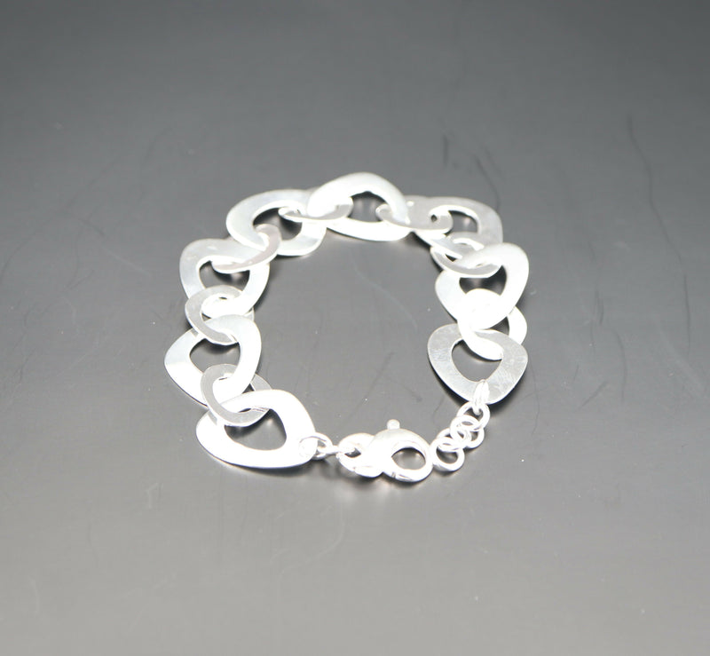 Silver designer Link Bracelet