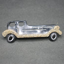 Lea Stein grey-silver limousine brooch