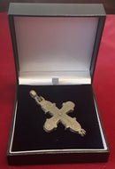 A Late Roman, Byzantine Period , Large Bronze Reliquary Cross.