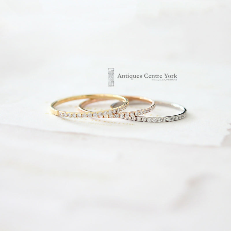18ct Gold & Diamond Wedding Band/Eternity Ring