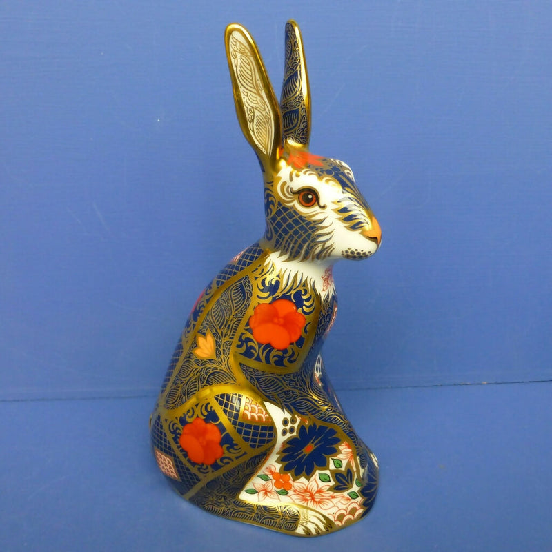 Royal Crown Derby Paperweight - Old Imari Hare