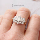 18ct Baguette & Brilliant Cut Diamond Cluster Ring 2.50cts