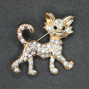 Kitten brooch