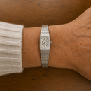 Vintage Cardinal Ladies Watch | 17 Jewel Mechanical | Silver Tone Bracelet | Swiss Shockproof Cocktail Watch