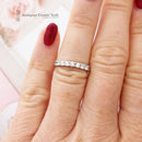 18ct White Gold Diamond 1/2 Eternity Ring 0.42ct