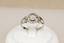 Finely Made Scottish Design Sterling Silver & Moonstone Ring
