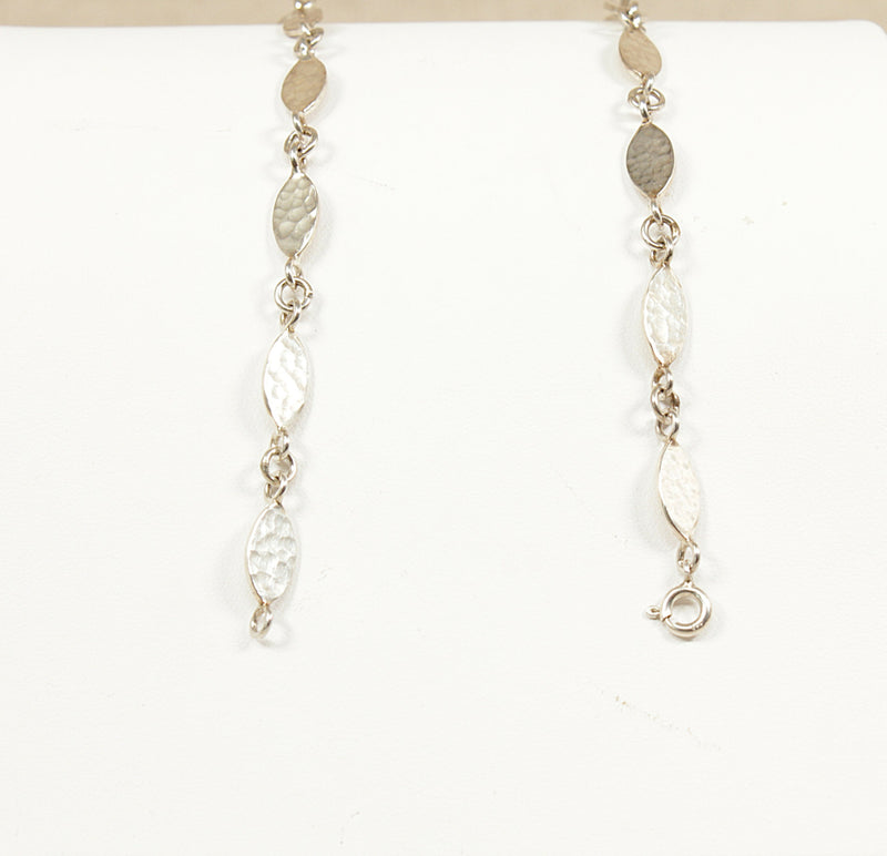 Silver & Almandine ‘Studio’ Necklace