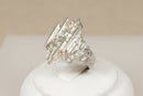 Vintage Sterling Silver Brutalist Statement Ring – Circa Late 1950s to Early 1960s