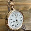 Swiss Made Chronograph Pocket Watch | Column Wheel | c.1910 Fully serviced 2026 | Chronograph Repaired & Tested