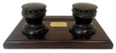 HMS Britannia, Royal Navy Training Ship Dartmouth 1869 - 1905, Teak Inkstand.