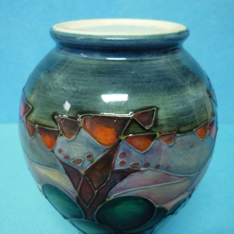 Moorcroft Vase (5.31 inch) in the Mamoura Design by Sally Tuffin