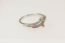 Silver & Diamond Set Cluster Ring