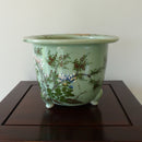 A Japanese pottery jardiniere