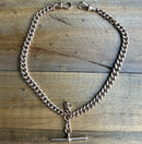 Late Victorian Graduated 9ct Gold Double Albert Watch Chain Necklace | 56 grams