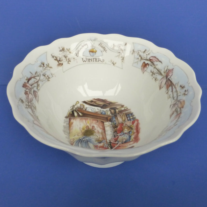 Royal Doulton Brambly Hedge Footed Bowl Winter