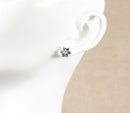 Stunning Pair of 9ct Gold Sapphire & Diamond Ear Studs
