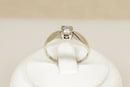 9ct White Gold Diamond Solitaire Ring