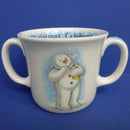 Royal Doulton Snowman Two Handle Christmas Celebration Beaker