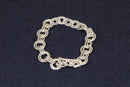 Silver Bold, Double Round Link Bracelet