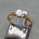 18ct gold diamond solitaire