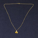 Charming 18ct Gold & Diamond Three-Leaf Clover Pendant & Chain – Birmingham