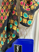 Vintage Yves Saint Laurent (YSL) Silk Scarf with Gift Envelope - Unused