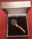 An Anglo Saxon Ladies Bronze Small Long Brooch.