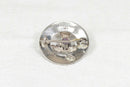 Vintage Scottish Highland Sterling Silver & Amethyst Thistle Brooch