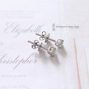 18ct White Gold Diamond Earrings 0.44ct