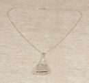 Silver Handbag Keepsake / Locket Pendant and Chain