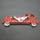 Lea Stein red limousine brooch