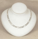 Classic Silver Italian Figaro Necklace Chain