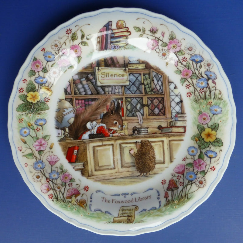 Wedgwood Foxwood Tales Plate The Foxwood Library