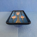 A Moorcroft Pen Tray in the Calla Lily Design by Emma Bossons