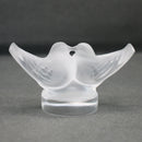 Lalique love birds paperweight
