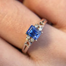 18ct Sapphire Diamond Ring