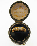 Edwardian 18ct Gold 5 Stone Diamond Ring 0.30 Carat Original Box