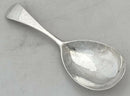 George III Silver Caddy Spoon. London 1790 Peter & Ann Bateman.