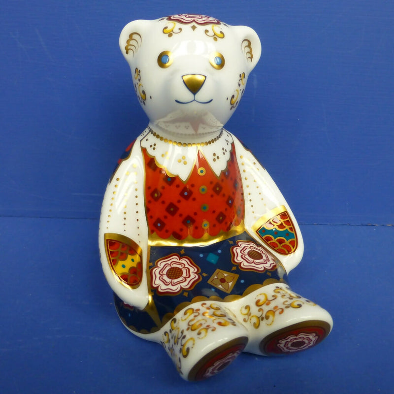 Royal Crown Derby Limited Edition Paperweight - Yorkshire Bear Mummy Bear (Boxed)