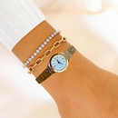 Ladies Gold Plated Montine Watch | Swiss Made | 17 Jewels