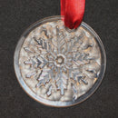 New Lalique: 2025 Clear crystal snowflake Christmas ornament