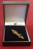 A Roman Ladies Bronze And Enamel Sandal Sole Style Cloak Brooch.