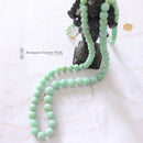 28" Long Jade Necklace
